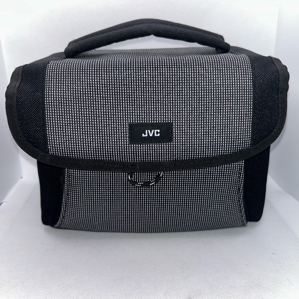 JVC Universal Camcorder Camera Bag Padded Pouch Soft Case Black Shoulder Strap